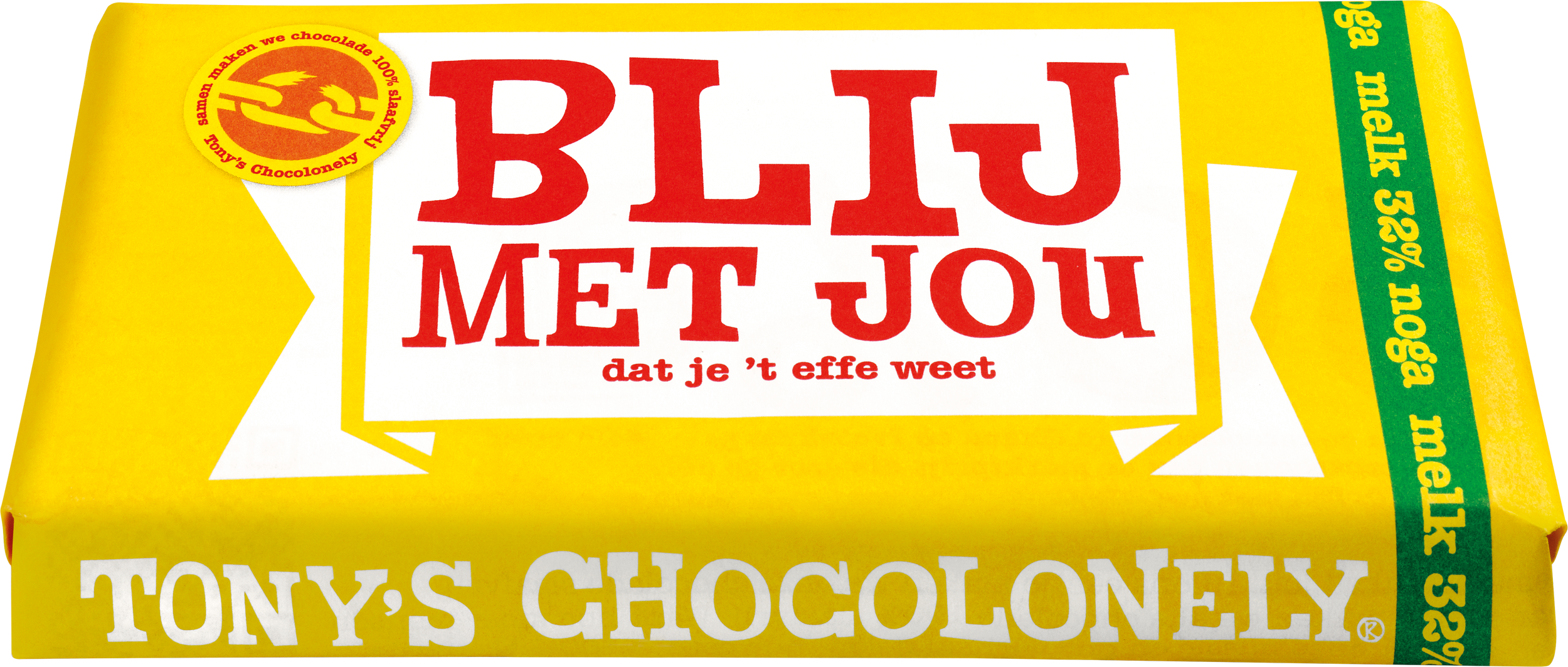 blij met jou! - melk noga