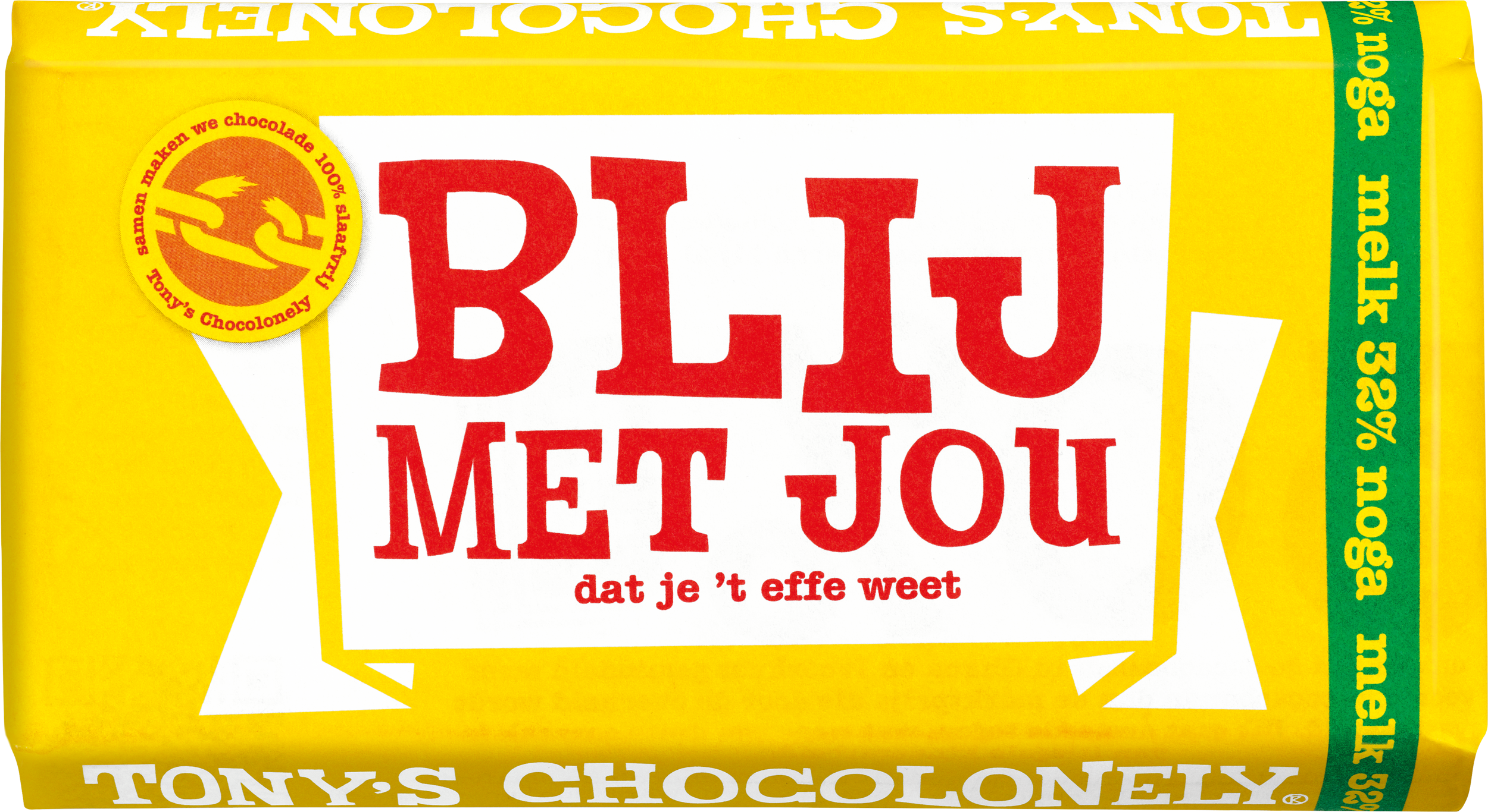 blij met jou!- milk nougat