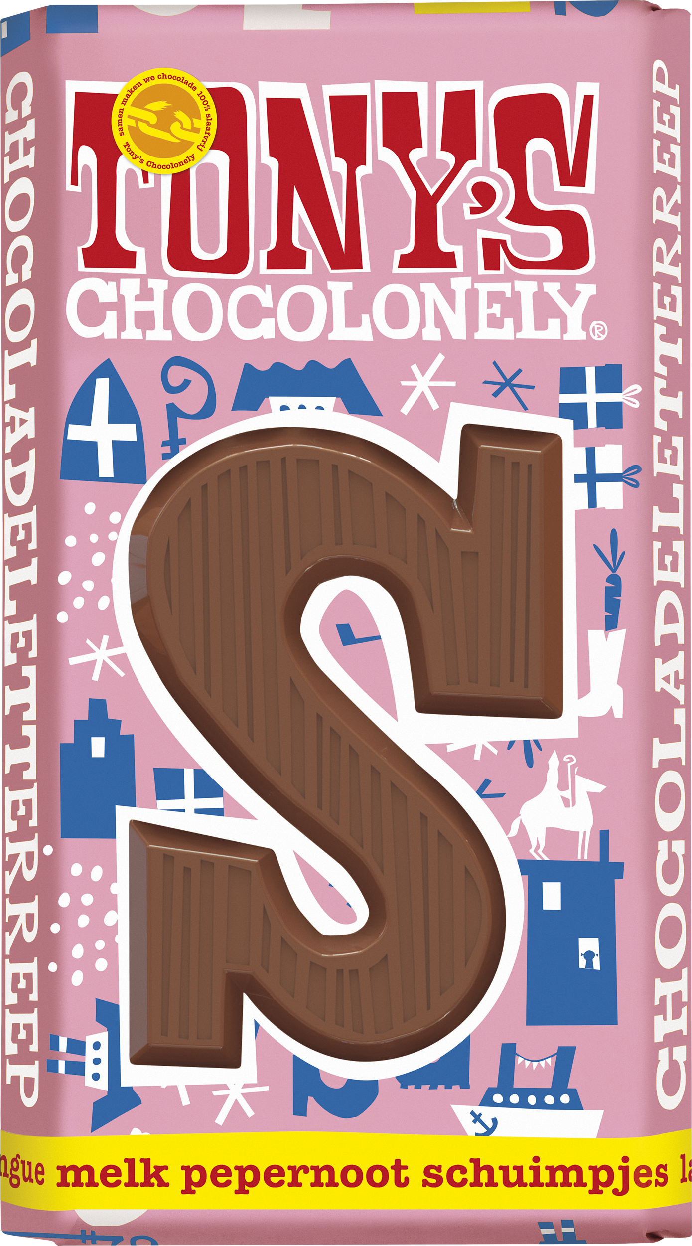 sint assorti box chocolate letter bars