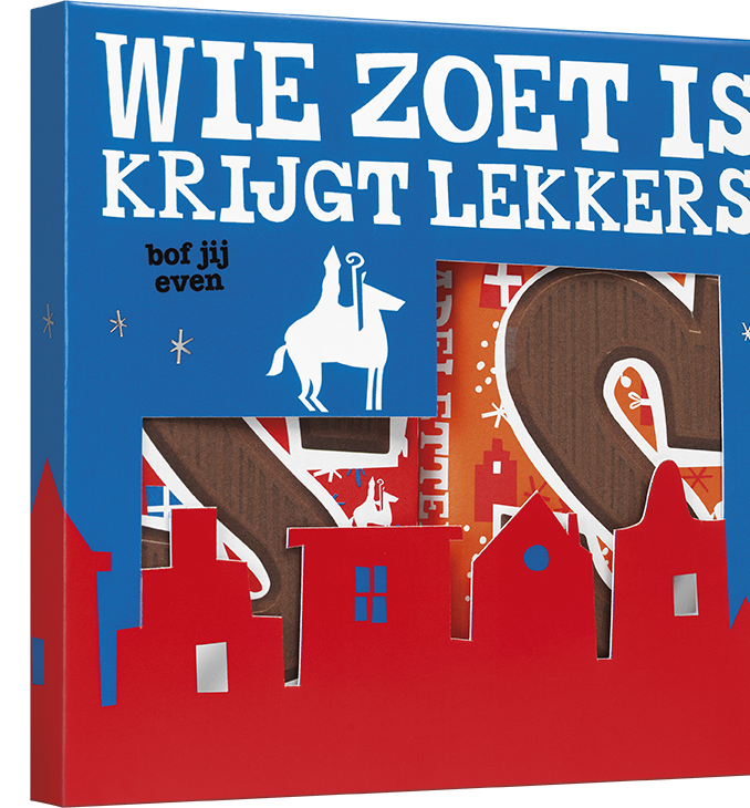 kadoos sint letterreep melk S + melk karamel zeezout S