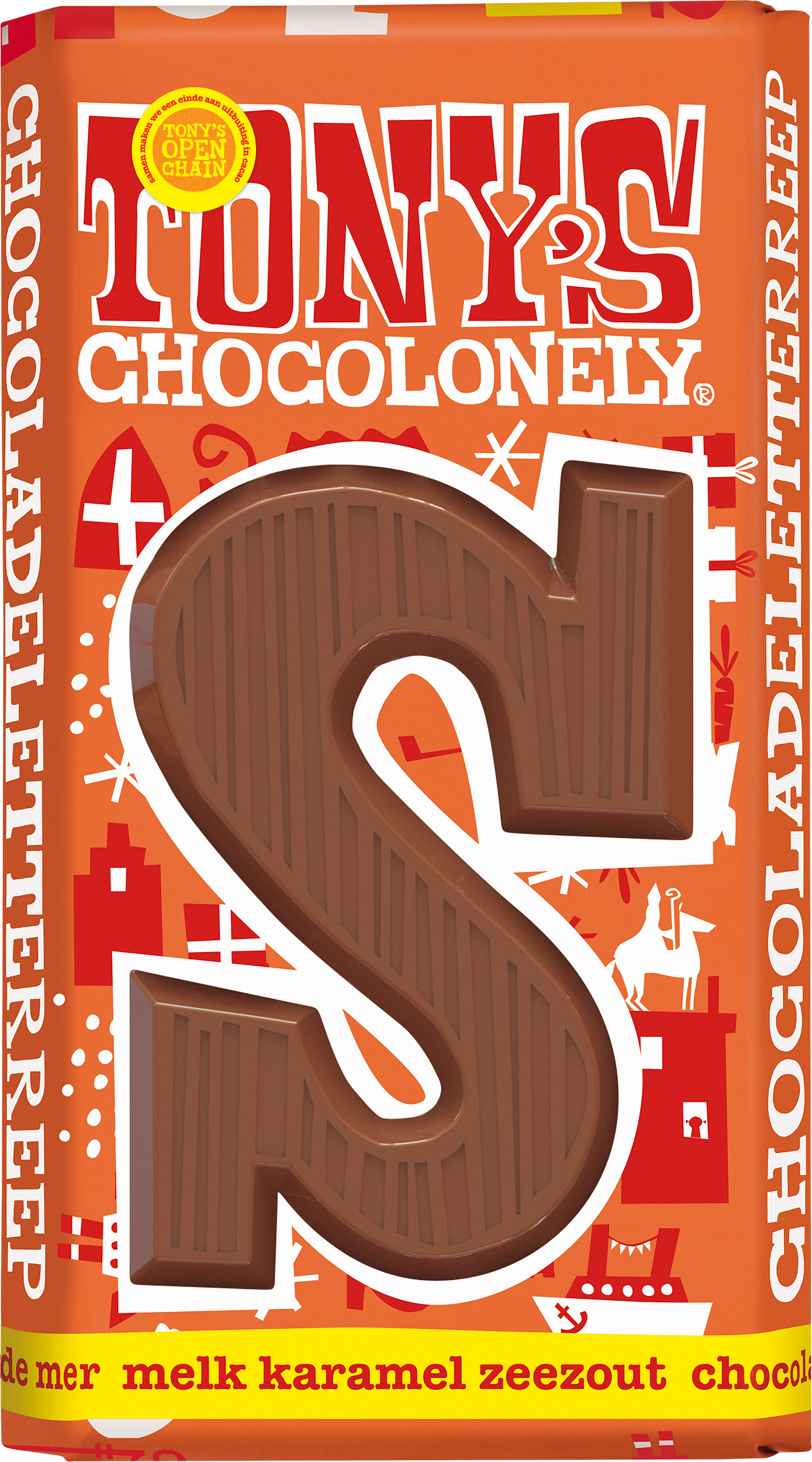 sint assorti box chocolate letter bars