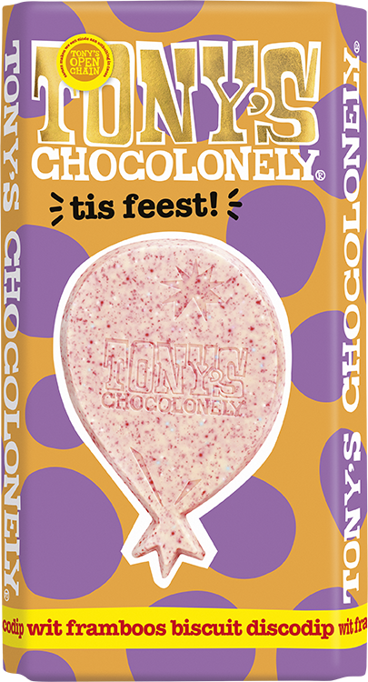 tis feest! - white raspberry biscuit sprinkles