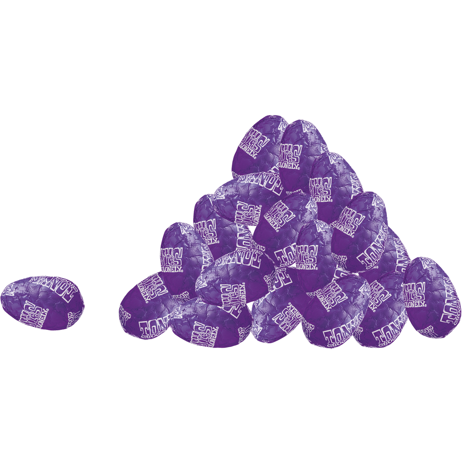 Paaseitjes met donkere melk en pretzel