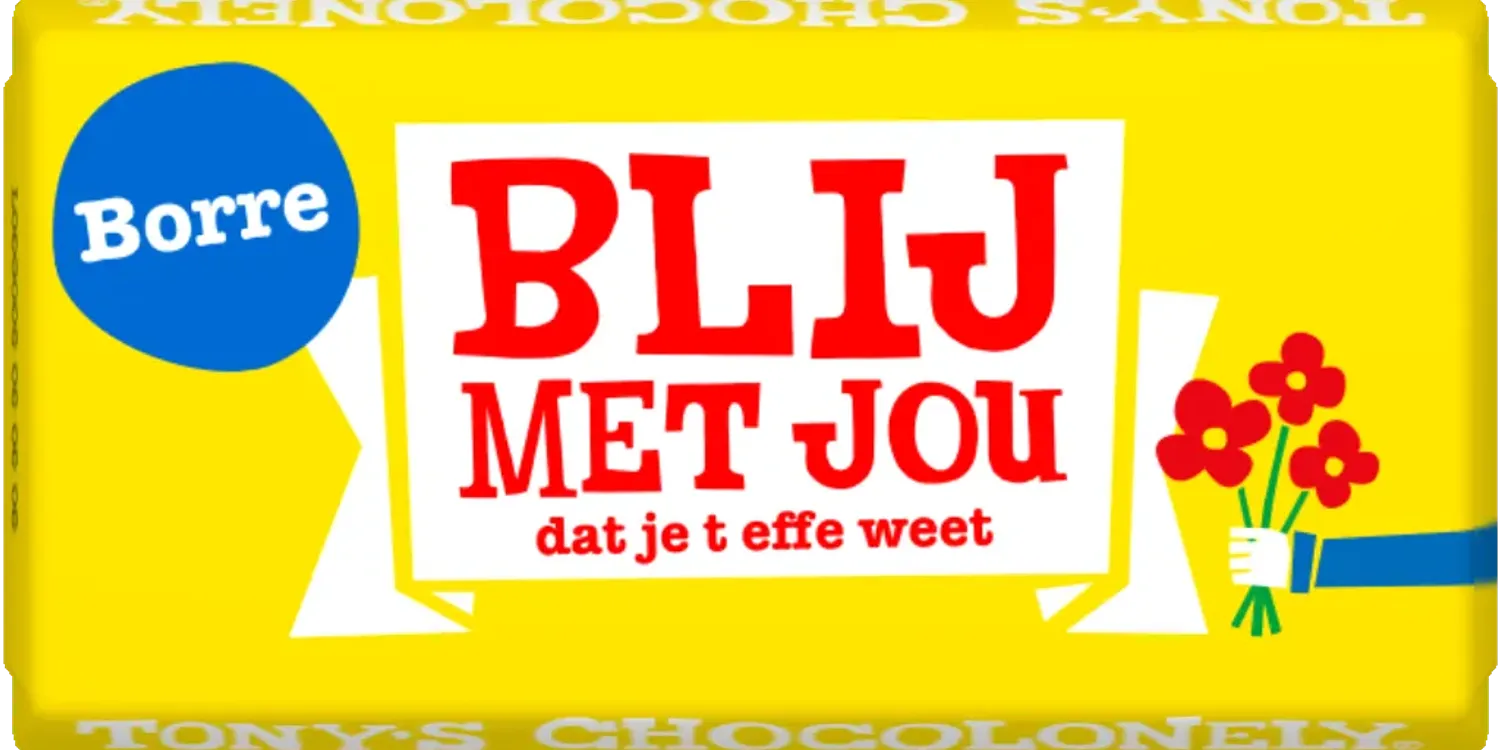 blij met jou