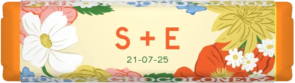 gepersonaliseerd kleine reep trouwen