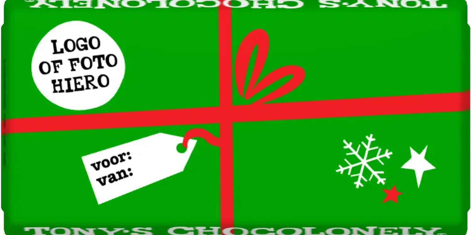gepersonaliseerd kerstkado-Tony’s Chocolonely