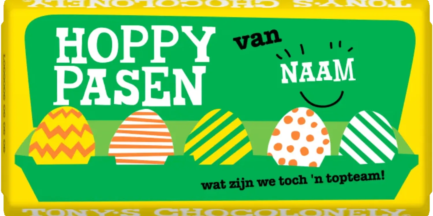 gepersonaliseerd hoppy pasen