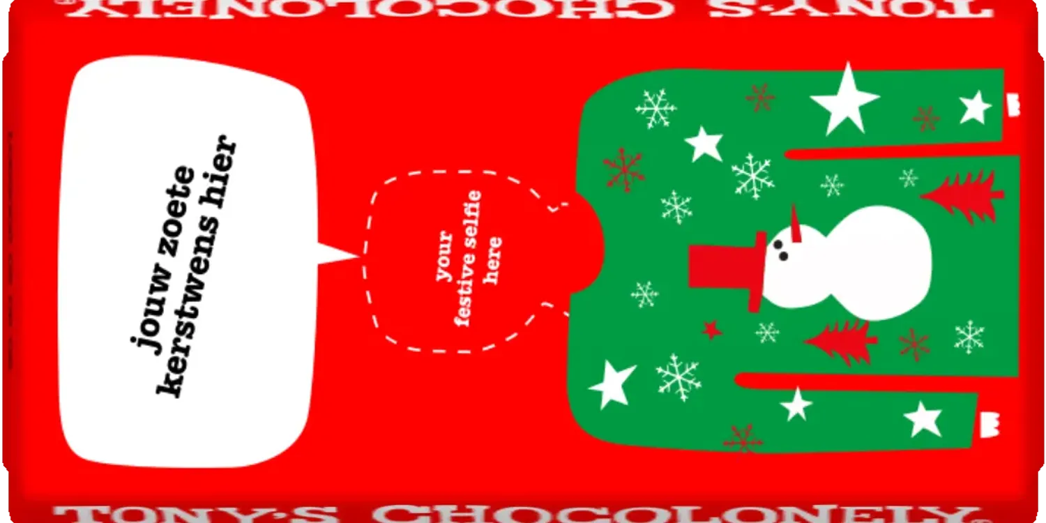 gepersonaliseerd Xmas trui-Tony’s Chocolonely