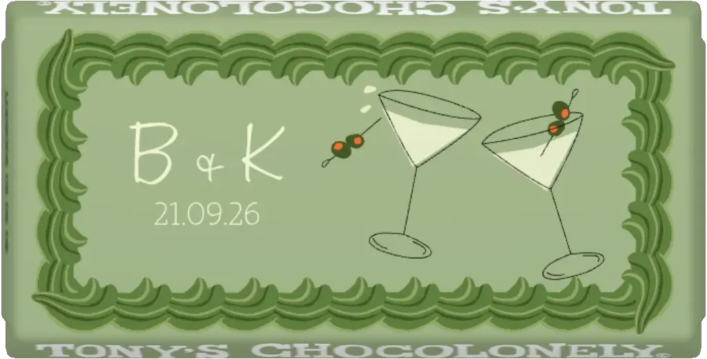 gepersonaliseerd 'a tini bit married'