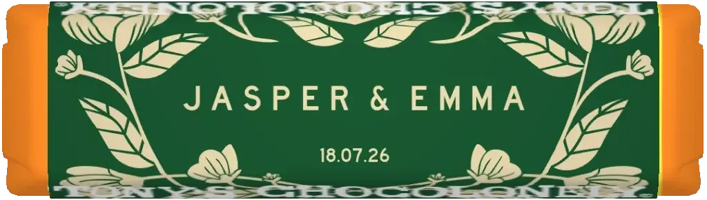 gepersonaliseerd kleine reep boho bloemen bruiloft